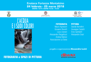 L'ACQUA E I SUOI COLORI